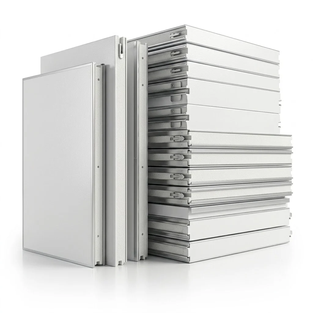 Insulated building panel installation